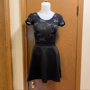 SOLD. Black High Waisted Skirt